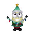 Gemmy Airblown LED Minions 3.5 ft. Bob as Elf Inflatable 119007